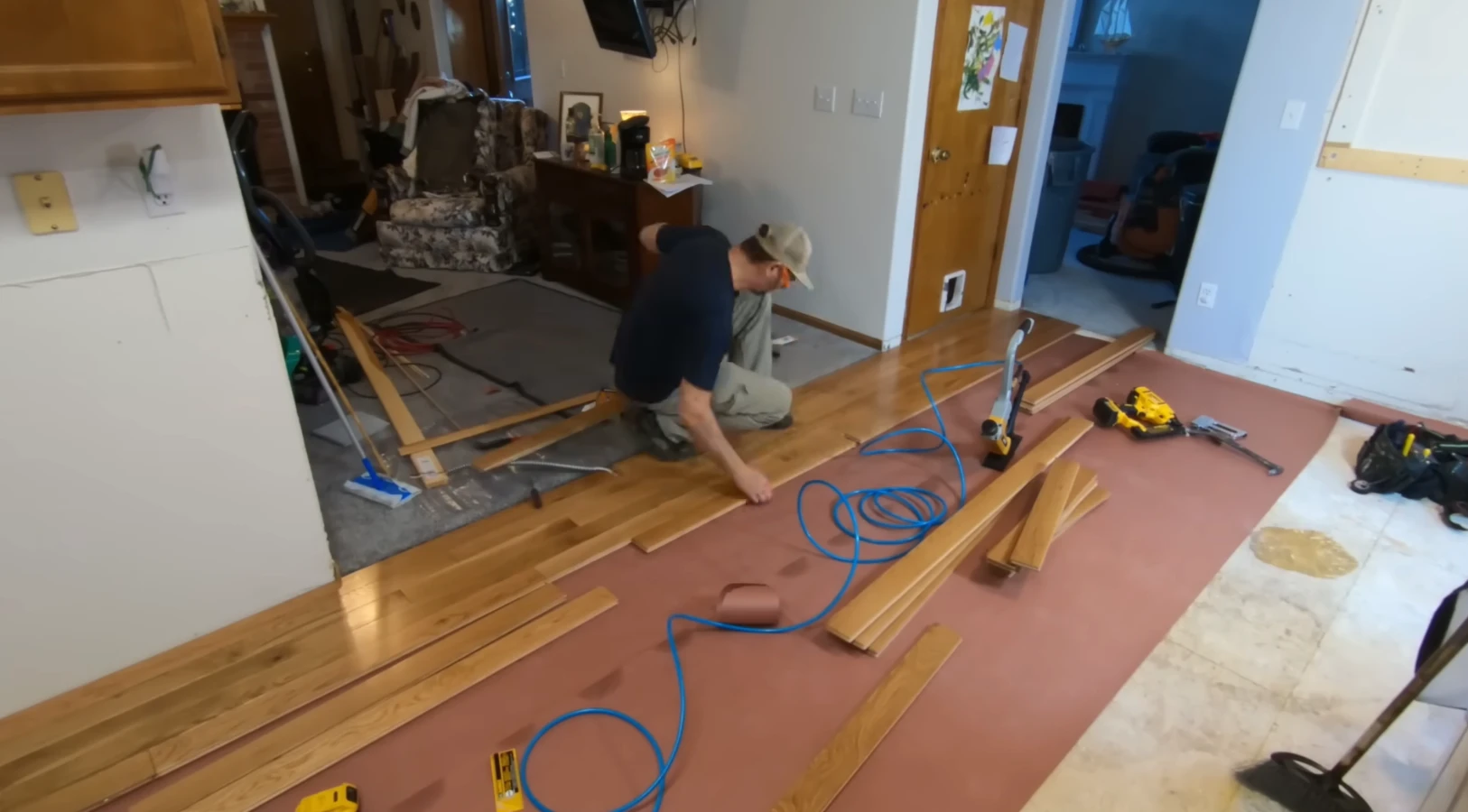 Handyman technician working on a home repair in Simi Valley, CA